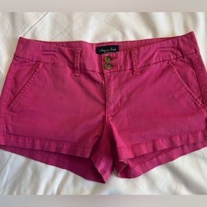 American eagle pink shorts